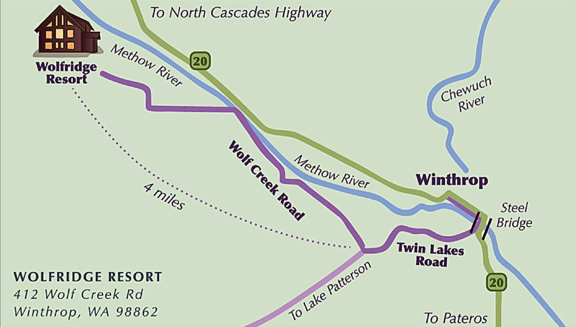 Map to WolfRidge